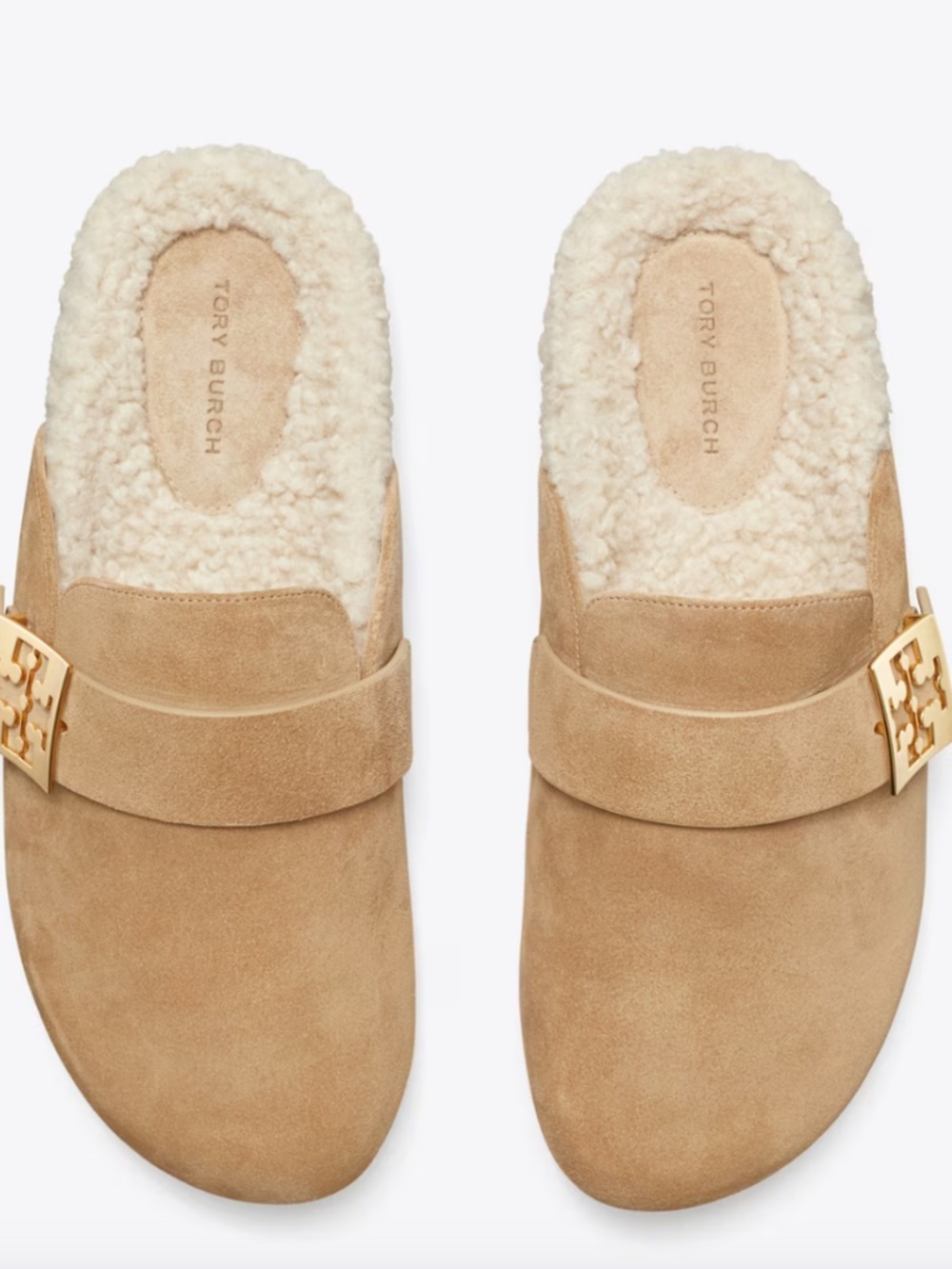 NIB Tory Burch Mellow Mule - Taupe - Size 8.5